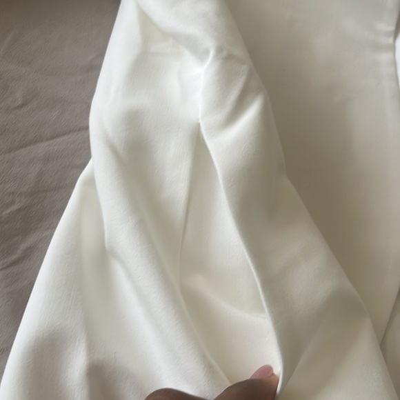 NWOT White Open Front Blazer - Picture 3 of 10